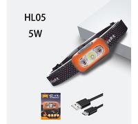 Hl05 Gris - Supfire Led Lampe Frontale Usb Lampe De Poche Linterna Led Edc Phare Lampe Frontale Hl05 Zebrlight1000lm Lampe Frontale Vélo Lampe Frontale