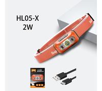 Hl05-X Orange - Supfire Led Lampe Frontale Usb Lampe De Poche Linterna Led Edc Phare Lampe Frontale Hl05 Zebrlight1000lm Lampe Frontale Vélo Lampe Frontale