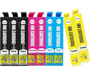 HL4win Compatibles avec Cartouche Encre pour Expression Home XP-5200 XP-5205 XP5200, Workforce WF-2960 WF-2965 WF-2960DWF WF-2965DWF (9 Pack,Noir Cyan Magenta Jaune)