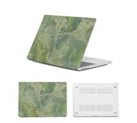 HLAAJJX Coque Case pour Macbook Air 11 Pouces,Version 2010-2015 A1465 A1370,Housse Étui Rigide de Protection Case Snap-on en Plastique pour Macbook Air 11,6" Cover,Marbre Vert