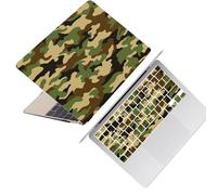 HLAAJJX Coque Case pour MacBook Air 13 Pouces 2010-2017 A1466 A1369,Étui en Plastique Rigide Housse de Protection Fine et Légère & Protection Clavier pour Mac Air 13,3",Camouflage