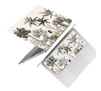HLAAJJX Coque Case pour MacBook Air 13 Pouces 2010-2017 A1466 A1369,Étui en Plastique Rigide Housse de Protection Fine et Légère & Protection Clavier pour Mac Air 13,3",Éléphant Sauvage