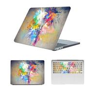 HLAAJJX Coque Case pour Macbook Air M2 M3 M4 13 Pouces Retina/Touch ID 2025-2022 A2681 A3113 A3240, Étui Rigide & EU Protection Clavier pour Macbook Air 13 M3 M2,Ampoule Créative