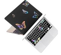 HLAAJJX Coque Compatible avec MacBook Air 11 Pouces 2015-2010 A1370 A1465 - Ultra Slim Plastique Coque Rigide & Protection Clavier pour Apple MacBook Air 11.6 Pouces,Papillon