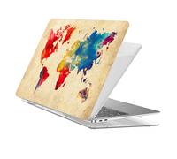 HLAAJJX Coque Compatible avec MacBook Air 13 Pouces 2017 2016 2015 2014 2013 2012 2010,Coque Rigide Protège Para MacBook Air 13,3 Pouces A1466 A1369,Carte du Monde