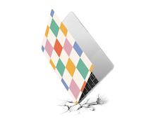 HLAAJJX Coque Compatible avec MacBook Air 13 Pouces M1 A2337 A2179 A1932,Coque Rigide Protège pour MacBook Air 13 Pouces 2021 2020 2019 2018 Retina Display Touch ID,Damier