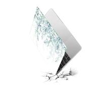 HLAAJJX Coque Compatible avec MacBook Pro 13 Pouces A1278 avec CD-ROM Ancienne Version 2012/2011/2010/2009/2008,Plastique Étui Rigide Case de Protection Ultra Mince,Feuilles Vertes