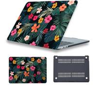 HLAAJJX Coque Compatible avec MacBook Pro 15 Pouces A1707/A1990 2016-2019 | Coque de Protection Rigide en Plastique à Motifs pour MacBook Pro 15,4" avec Touch Bar et Touch ID, Floral Coloré