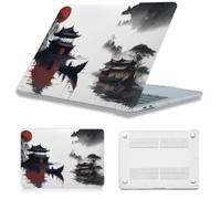 HLAAJJX Coque Compatible avec MacBook Pro 16 Pouces 2019 A2141 | Housse Étui Rigide de Protection Mat en Plastique pour MacBook Pro 16" avec Touch Bar et Touch ID, Rivière Encre