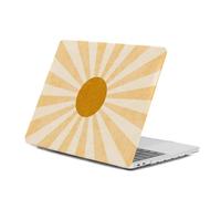 HLAAJJX Coque Cover pour Macbook Air 13 Pouces 2018 2019 2020 Version A1932/A2179/A2337 M1,Housse Étui de Protection en Plastique Mince pour Apple Mac Book Air 13,3" Case,Soleil Doré