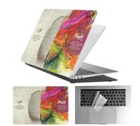 HLAAJJX Coque Para Ancienne MacBook Pro 13 Pouces 2012 2011 2010 2009 2008,Étui Rigide & Housse Clavier Para Macbook Pro 13 A1278 avec CD-ROM,Cerveau Gauche et Droit