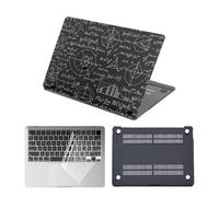 HLAAJJX Coque Para MacBook Air 13 Pouces - 13,6 Pouces,M5 M4 M3 M2 2026 2025 2024 2022 A3449 A3240 A3113 A2681 avec Touch ID,Coque Rigide Protège & Housse Clavier,Formule Mathématique