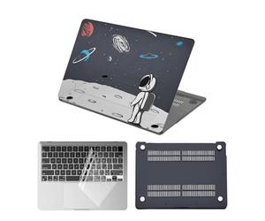 HLAAJJX Coque Para MacBook Air 15-15,3 Pouces,M5 M4 M3 M2 2026 2025 2024 2023 Modèle A3448 A3241 A3114 A2941,Coque Rigide Protection en Plastique & Housse Clavier,Astronaute et Planètes
