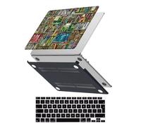 HLAAJJX Coque Para MacBook Air M4 M3 M2 13 Pouces 2025 2024 2022 A3240 A3113 A2681,Coque Rigide Protège & Housse Clavier Para Macbook Air 13,6" avec Touch ID,Étagère Magique