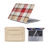 HLAAJJX Coque pour MacBook Air 13 Pouces Case M4 M3 M2 2025 2024 2022 Model A3240 A3113 A2681,Air 13.6 Coque Rigide Étui en Cuir & Sac Transport & Protection Clavie,Pois Moiré