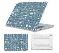 HLAAJJX Coque pour MacBook Air 13 Pouces M2 M3 M4 M5 2022-2026 | Coque Rigide Protectrice à Motifs pour MacBook Air 13,6 Pouce(modèles A2681/A3113/A3240/A3449), Vol