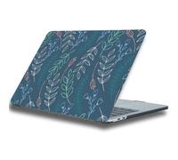 HLAAJJX Coque pour MacBook Air 13 Pouces M2 M3 M4 M5 2022-2026 | Coque Rigide Protectrice à Motifs pour MacBook Air 13,6 Pouce (modèles A2681/A3113/A3240/A3449), Feuille Fougère