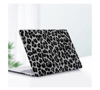 HLAAJJX Coque pour MacBook Air 13 Pouces M4 M3 M2 2025 2024 2022 A3240 A3113 A2681 avec Air 13,6" Retina Display & Touch ID,Coque Ultra-Fine Légère Étui Anti-Rayures,Léopard