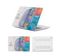 HLAAJJX Coque pour Macbook Air 13 Pouces M4 M3 M2 2025 2024 2023 2022 A3240 A3113 A2681 Retina/Touch ID,Housse Étui Fine Rigide Protection pour Macbook Air 13 Case,Cerveau Créatif