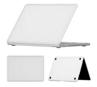 HLAAJJX Coque pour MacBook Air 15 Pouces M2 2023 M3 2024 M4 2025 M5 2026 | Coque Protection Rigide Cristal pour Laptop avec Bords TPU Pour Mac Air 15,3 Pouces (A2941/A3114/A3241/A3448), Blanc Mat
