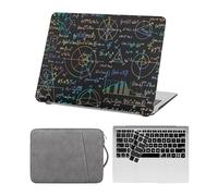 HLAAJJX Coque pour Macbook Air M4 M3 M2 13 Pouces 2025 2024 2023 2022 A3240 A3113 A2681 Retina/Touch ID,Étui Rigide Protection & Cuir Housse Ordinateur & Clavier pour Air 13,Science Créative