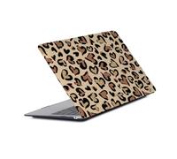 HLAAJJX Coque pour Macbook Neo 13 Pouces 2026 Modèle A3404 avec A18 Pro Chip,Housse Étui Rigide Protection pour Mac Neo 13" avec 13" Retina Display & Touch ID,Imprimé Léopard Marron