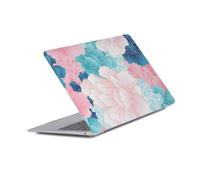 HLAAJJX Coque pour Macbook Neo 13 Pouces 2026 Modèle A3404 avec A18 Pro Chip,Housse Étui Rigide Protection pour Mac Neo 13" avec 13" Retina Display & Touch ID,Pivoine Rose et Bleue