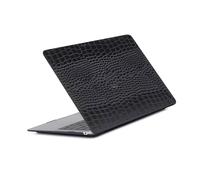 HLAAJJX Coque pour Macbook Neo 13 Pouces 2026 Modèle A3404 avec A18 Pro Chip,Housse Étui Rigide Protection pour Mac Neo 13" avec 13" Retina Display & Touch ID,Cuir de Crocodile Noir