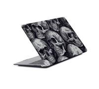 HLAAJJX Coque pour Macbook Neo 13 Pouces 2026 Modèle A3404 avec A18 Pro Chip,Housse Étui Rigide Protection pour Mac Neo 13" avec 13" Retina Display & Touch ID,Crâne Gris