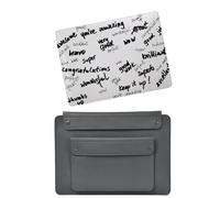 HLAAJJX Coque pour Macbook Pro 13 Pouces 2012 2011 2010 2009 2008 A1278 CD-ROM,Coque de Protection Rigide en Plastique & Sac Ordinateur pour Macbook Pro 13.3 Case,Imprimé Lettres