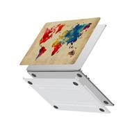 HLAAJJX Coque pour MacBook Pro 14 M5 M4 M3 M2 M1 Étui Case pour 2026-2021 Macbook Pro 14,2 A3427 A3426 A3434 A3112 A3185 A3401 A2918 A2992 A2779 A2442,Couque Rigide,Carte du Monde