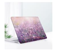 HLAAJJX Coque pour MacBook Pro 14 Pouces M5 M4 M3 M2 M1 Pro/Max 2025 2024 2023 2021 A3434 A3112 A3185 A3401 A2918 A2992 A2779 A2442,14.2" Étui Housse Rigide,Fleur Sauvage Violette