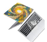 HLAAJJX Coque pour MacBook Pro 15 Pouces 2015-2012 A1398 avec 15,3" Retina Display,Housse Étui Dure en Plastique & Clavier Protection,Nuage