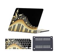 HLAAJJX Coque pour MacBook Pro 16 Pouces Case 2019 A2141 avec Touch Bar,Étui Cover Rigide Fine et Légère Anti-Rayures en Plastique & Housse Clavier,1614 Musique