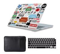 HLAAJJX Coque pour MacBook Pro 16 Pouces M1 M2 M3 M4 M5 Pro/Max 2021-2026 | Étui Rigide Anti-Rayures & Housse Clavier & Sacoche Pour Mac Pro 16.2" avec écran Liquid Retina XDR, Autocollant Créatif