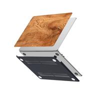 HLAAJJX Coque pour MacBook Pro 16 Pouces M5 M4 M3 M2 M1 Étui Case pour 2026 2025-2021 Macbook Pro 16,2 A3429 A3428 A3186 A3403 A2991 A2780 A2485,Coque Protection,Veine de Bois