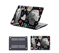 HLAAJJX Coque Protection pour Macbook Air 13 Pouces M4 M3 M2,Version 2022-2025 A2681 A3113 A3240,Étui Cover Fin Rigide en Plastique Housse Dure pour Apple Mac Air 13,6,Sculpture Artistique