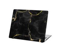 HLAAJJX Coque Rigide Compatible avec MacBook Pro 16 Pouces 2019 A2141 avec Touch Bar,Housse Étui Rigide de Protection en Plastique Fine,Marbre Noir et Doré