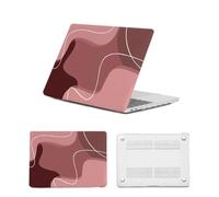 HLAAJJX Coque Rigide pour Macbook Air M1 13 Pouces,Version 2018 2019 2020 A1932 A2179 A2337,Étui Housse de Protection en Plastique pour Apple Mac Book Air 13,3 Case,Lignes Abstraites