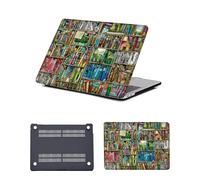 HLAAJJX Coque Rigide pour Macbook Air M1 13 Pouces,Version 2018 2019 2020 A1932 A2179 A2337,Étui Housse de Protection en Plastique pour Apple Mac Book Air 13,3 Case,Livre Rétro