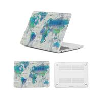 HLAAJJX Coque Rigide pour MacBook Pro 15 Pouces avec Retina Display,Version 2012-2015 A1398,Coque Housse de Protection Anti-Rayures pour Apple Macbook Case Pro 15.3",Carte du Monde