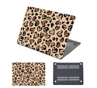 HLAAJJX pour Coque MacBook Air 13 Pouces M4 M3 M2 2025 2024 2022,Étui Rigide pour Macbook Air 13,6 A3240 A3113 A2681 Coque Ultra-Fine Légère Étui Anti-Rayures,Taches de Léopard