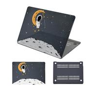 HLAAJJX pour Coque MacBook Air 15 Pouces M4 M3 M2 2025 2024 2023 avec Retina Display,Étui Rigide pour Macbook Air 15,3" A3241 A3114 A2941 Coque Protection Plastique,Astronaute