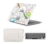 HLAAJJX pour Coque MacBook Neo 13 Pouces 2026 A3404 avec A18 Pro Chip & 13" Liquid Retina Disply,Étui Rigide & Sacoche Ordinateur Portable & Protection Clavier,Ampoule Créative