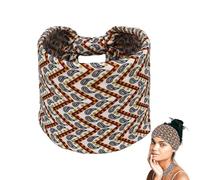 Hlagmix Bandeaux pour femmes, bandeaux pour cheveux | Large bandeau de style Boho | Bandeau large élégant, couvre-chef bohème doux pour les voyages, les activités de plein air, le sport