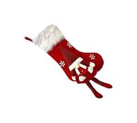 Hlagmix Décoration De Chaussette De Noël - Pochette Cadeau de Noël - Chaussette Cheminée Design GNOME Ornement pour Adulte Enfant Maison Mur Porte