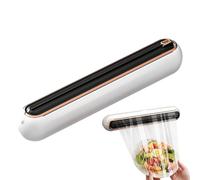 Hlagmix Distributeur de Film Alimentaire | Découpeuse de Film Alimentaire - Distributeur Cutter Magnétique Efficace pour Étirable - Organisation Tiroir Cuisine Réfrigérateur Restaurant Bol