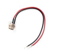 HLAQHL Connecteur 3 Broches 3 pôles, 2 Fils, Port de Charge for Hoverboard, câble de Charge en Plastique et métal, diamètre 16 mm, Compatible avec Scooter électrique, Voiture d'équilibre