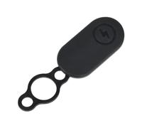 HLAQHL Étui de Port de Charge 4Pro avec magnétique Compatible avec Le Scooter électrique Xiaomi 4 Pro, Couvercle étanche, Bouchon Anti-poussière, pièces en Caoutchouc, Couleur Rouge Noir(Black)