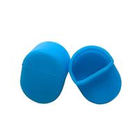 HLAQHL Manchon en Silicone for Crochet d'aile Compatible avec Le Garde-Boue de Scooter électrique Xiaomi M365 1S Pro, Manchon de Crochet d'aile arrière léger, Capuchon de Boucle(2pcs Blue)